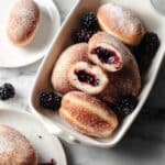 Jelly Filled Donuts with Blackberry Bourbon Jam Recipe