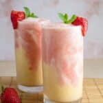 Strawberry Banana Fizzy Floats Recipe
