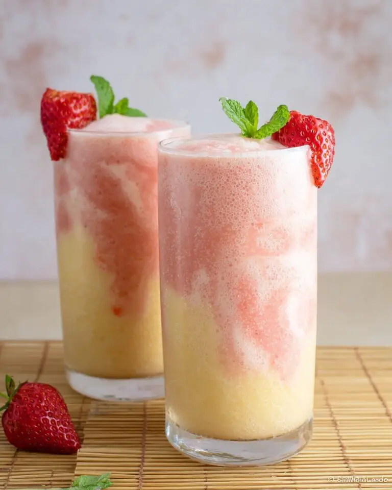 Strawberry Banana Fizzy Floats Recipe