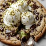 Pistachio Cream Skillet Cookie Recipe