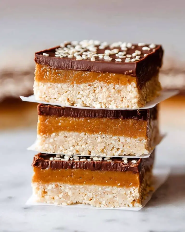 Tahini Caramel Millionaires Shortbread Recipe