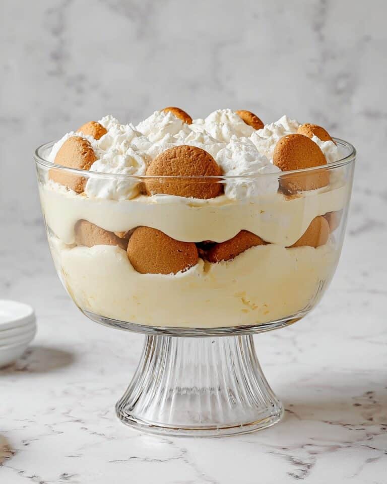 Banana Milk Pudding with Vanilla Pastry Cream and Whipped Cream Recipe