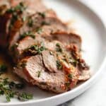 Garlic Butter Roasted Pork Tenderloin Recipe
