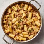 Pasta with Sausage, Basil, and Mustard Recipe