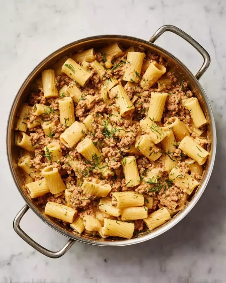 Pasta with Sausage, Basil, and Mustard Recipe