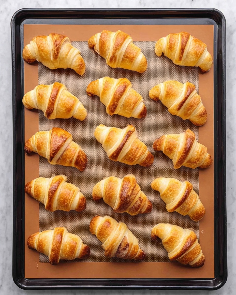 A white plate holds several golden brown crescent roll pieces with a visible soft, fluffy texture inside and layers showing a swirl of cinnamon or chocolate filling. Each piece is drizzled with white icing on top in thin, slightly uneven lines. One of the pieces is cut and held up by a silver fork, showing the spiral layers and creamy filling inside. The plate sits on a white marbled surface, and in the background, there is a blurred view of another white plate with more crescent rolls. The lighting highlights the warm brown and creamy white colors of the food. photo taken with an iphone --ar 4:5 --v 7