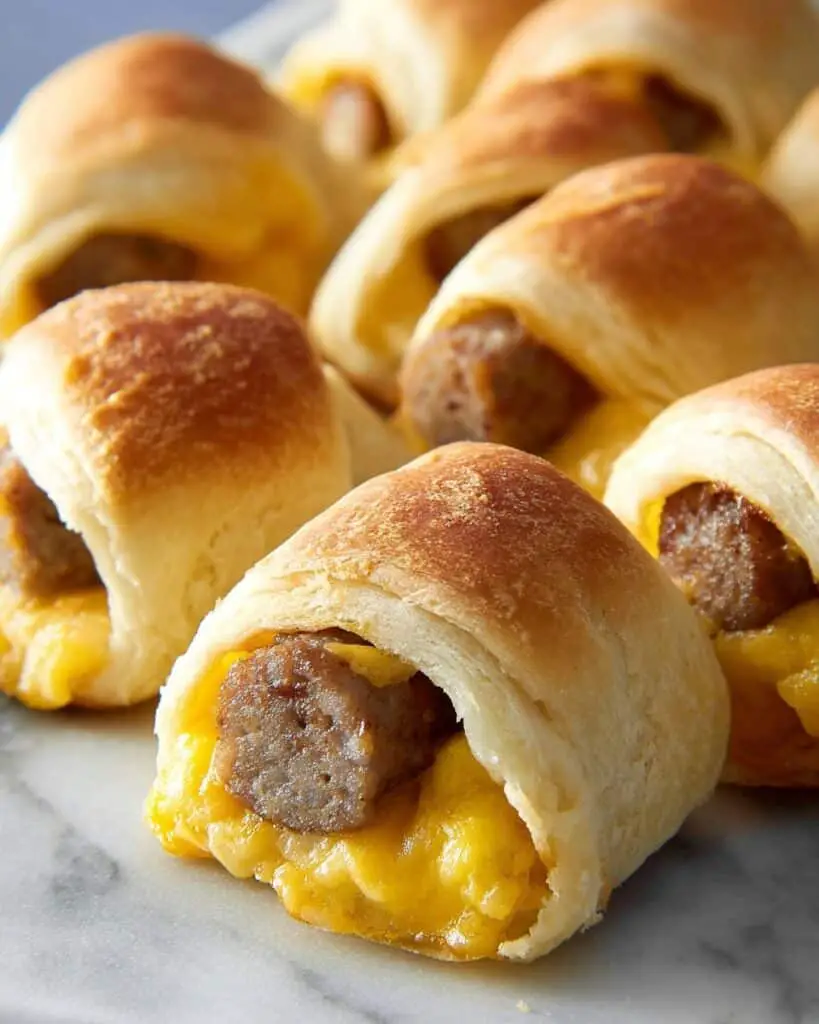 Sausage and Egg Crescent Roll-Ups Recipe