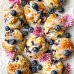 Glazed Blueberry Biscuits Recipe