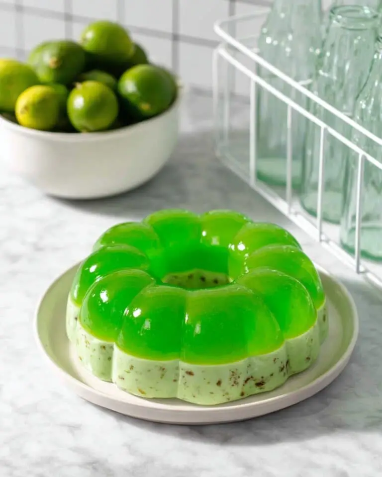 Green Jello Salad with Pineapple and Cream Cheese Recipe