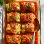 Cabbage Rolls with Ground Beef and Sausage (Golumpki) Recipe