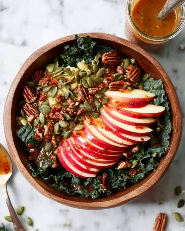 Nutty Harvest Honeycrisp Kale Salad Recipe