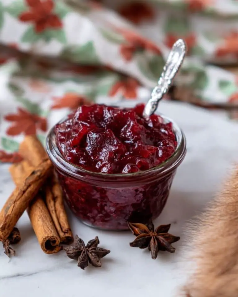 Winter-Spiced Cranberry Sauce Recipe