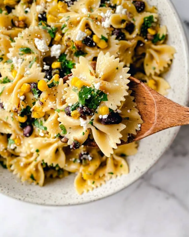 Creamy Mexican Street Corn Pasta Salad Recipe