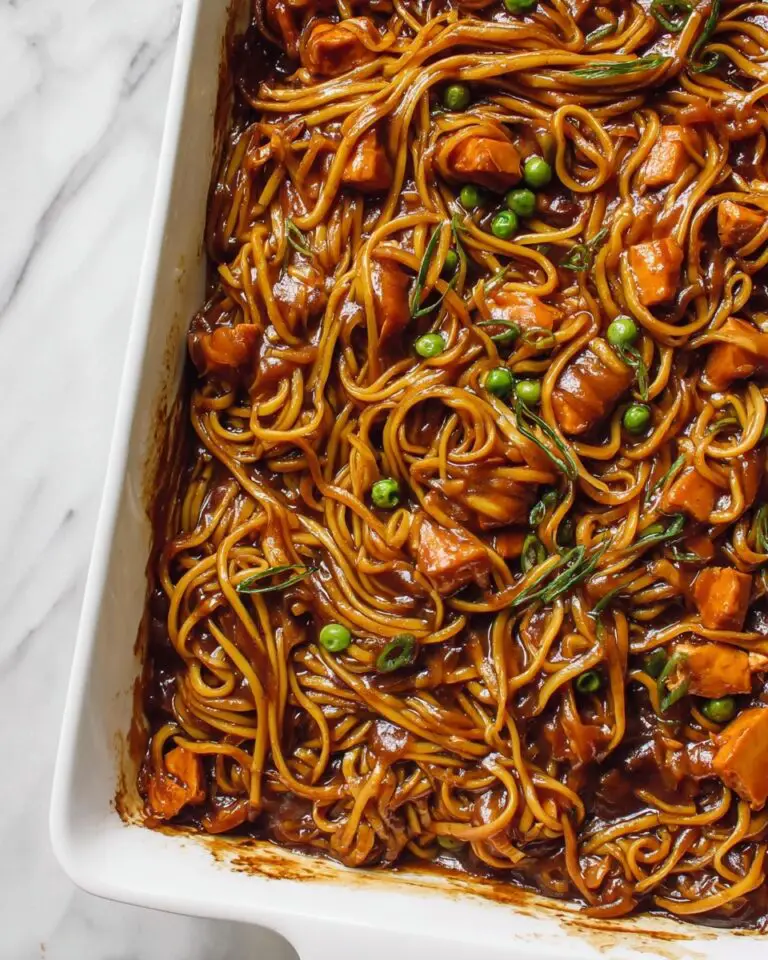 Baked Honey Garlic Chicken Noodles (Gluten Free) Recipe