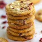 White Chocolate Cranberry Cookies Recipe