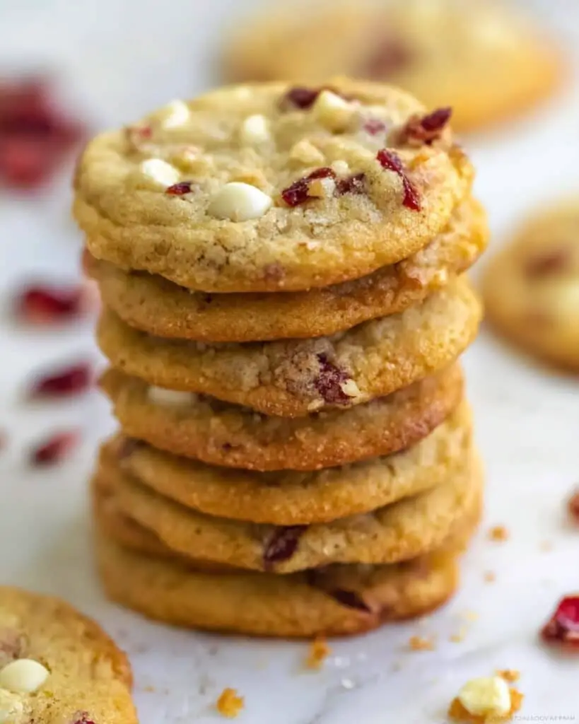 White Chocolate Cranberry Cookies Recipe