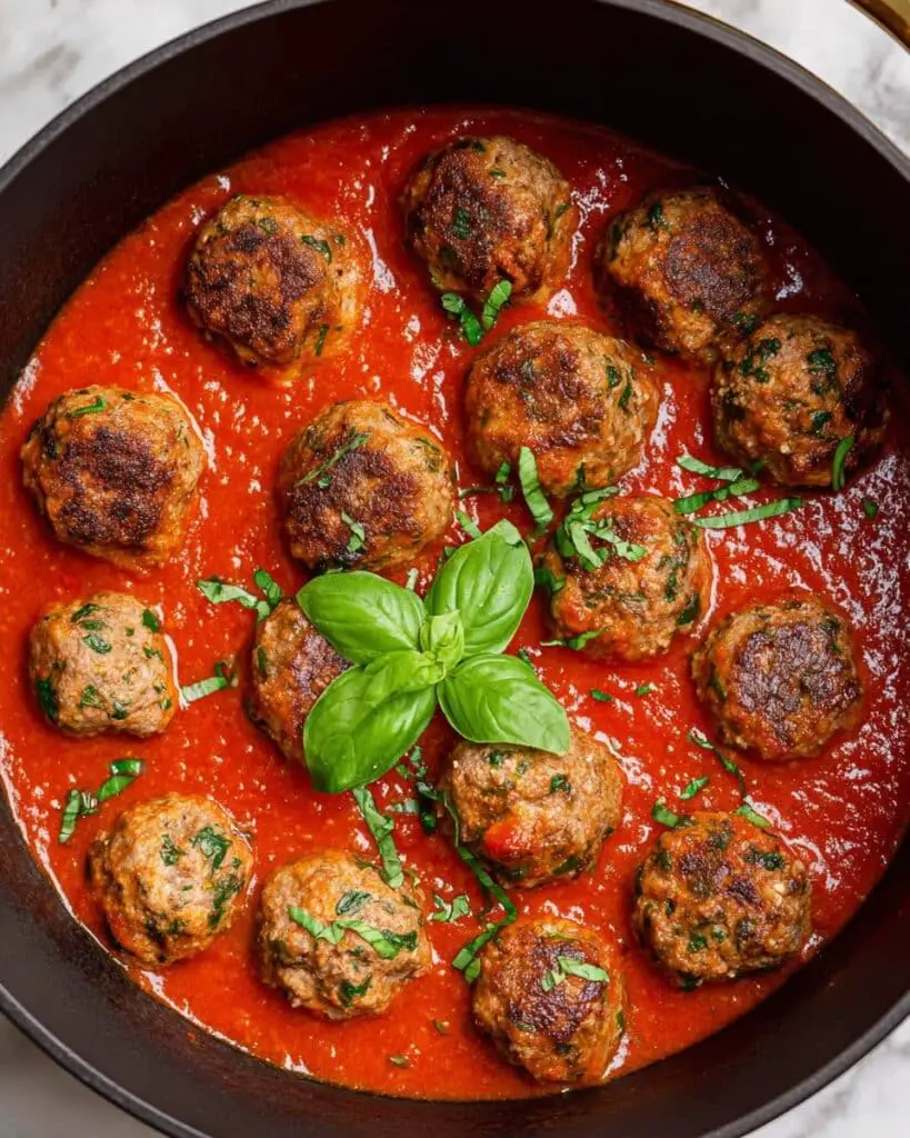 Easy Baked Turkey and Spinach Meatballs Recipe