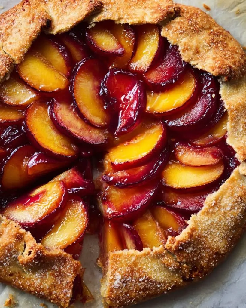 Plum Galette with Whipped Mascarpone and Thyme Recipe