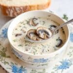 Creamy Mushroom Soup with Herbs Recipe