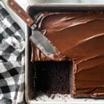 Chocolate Sheet Cake with Rich Cocoa Ganache Recipe