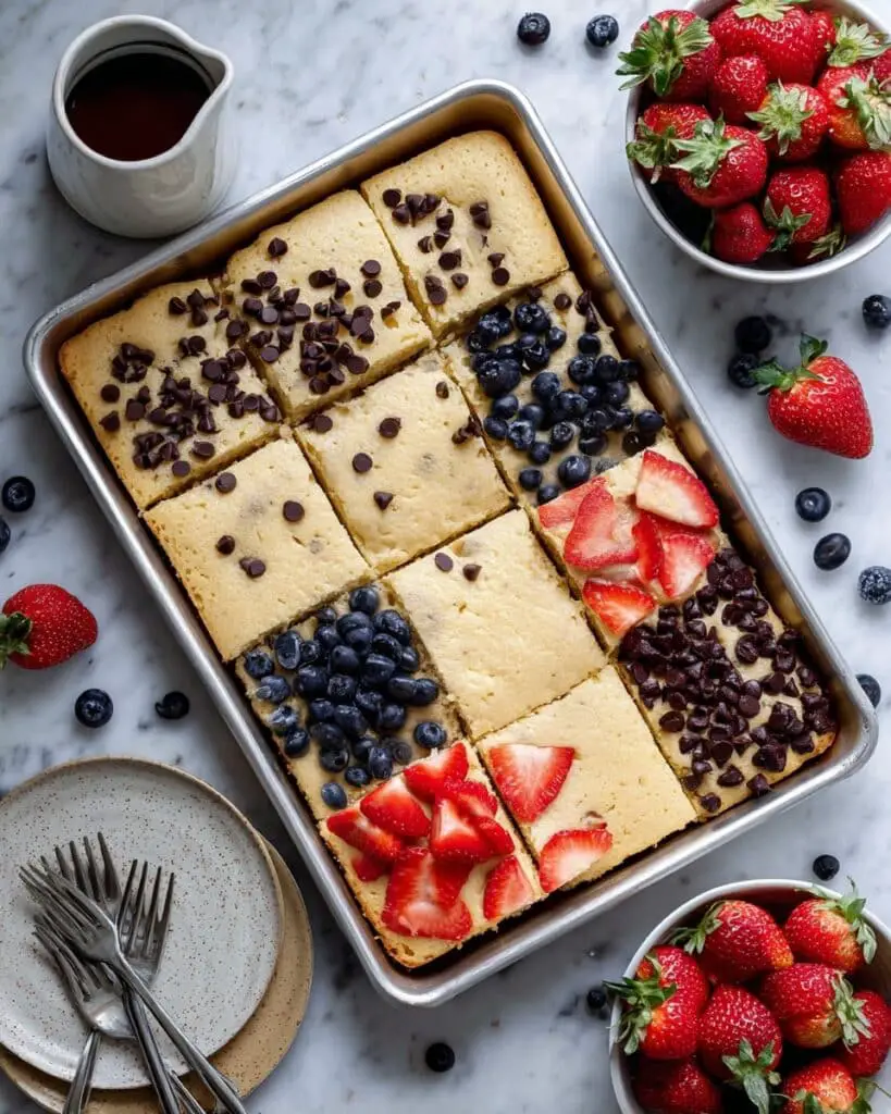 Gluten Free Sheet Pan Pancakes Recipe