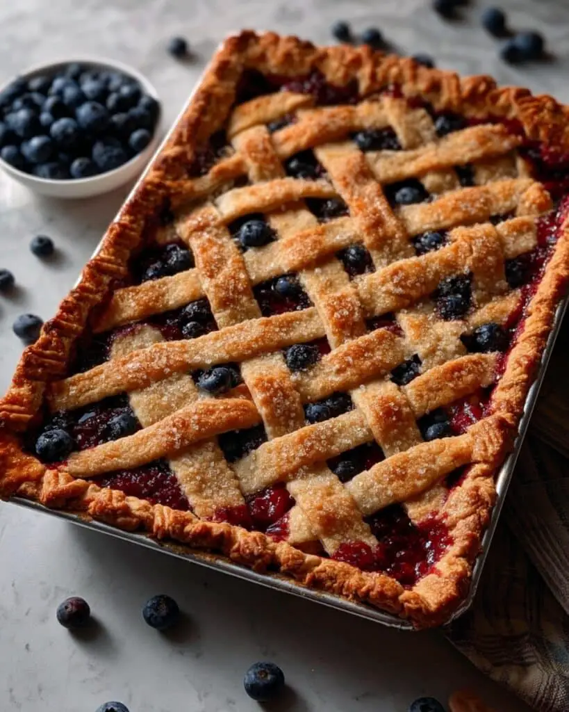 Summer Triple Berry Slab Pie Recipe