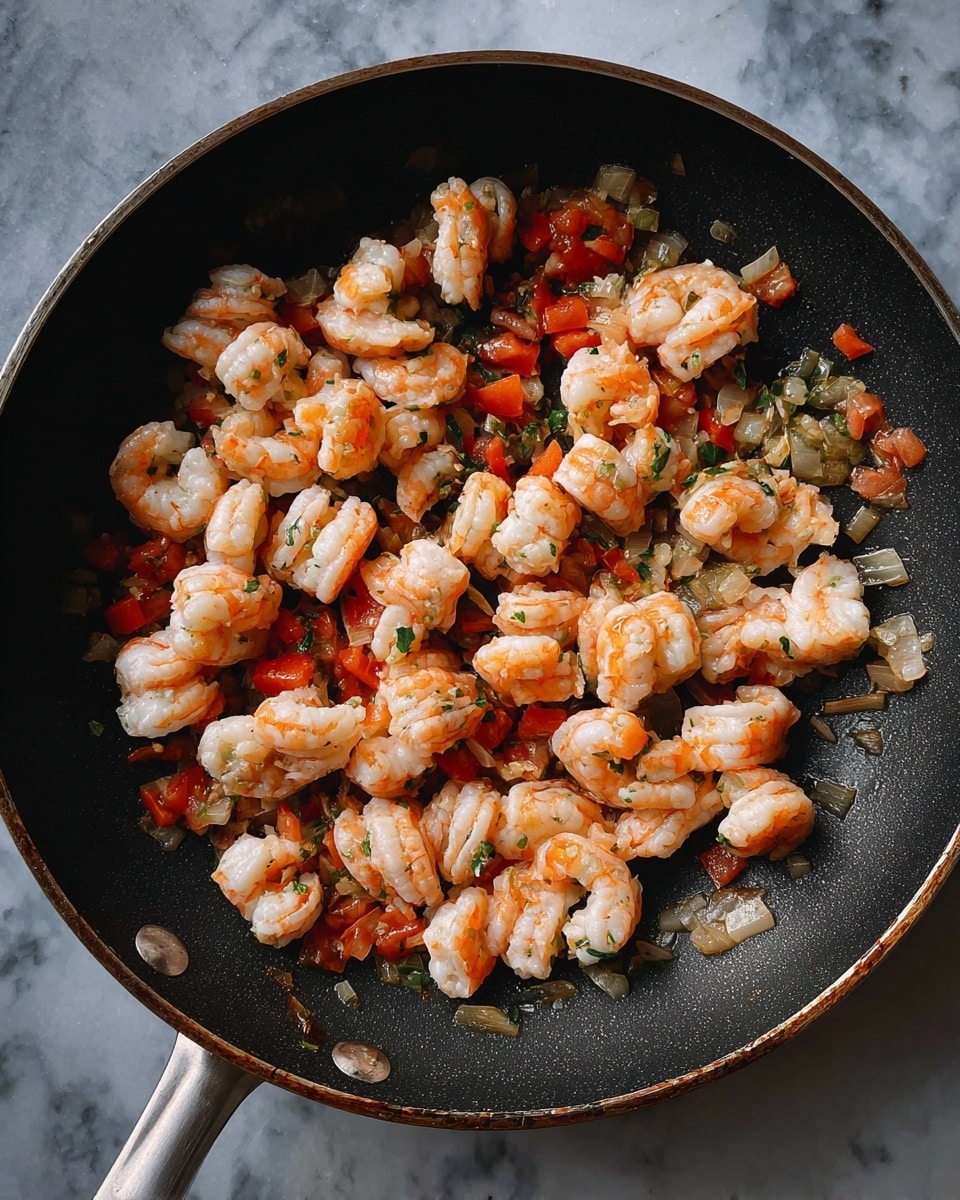 A single roasted poblano pepper lies on a white plate, filled with melted cheese that has browned spots, mixed with small pieces of shrimp that are orange and white. The pepper is covered with a light pink creamy sauce that is smooth with tiny dark specks. On the side, there are two lime wedges, light green with juicy textures. The plate is on a white marbled surface. photo taken with an iphone --ar 4:5 --v 7