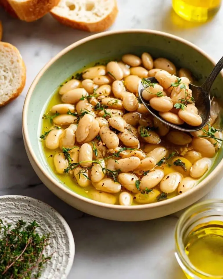 Marinated Butter Beans with Garlic, Thyme, and Lemon Zest Recipe