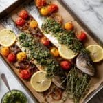 Lemon-Herb Whole Baked Branzino Recipe