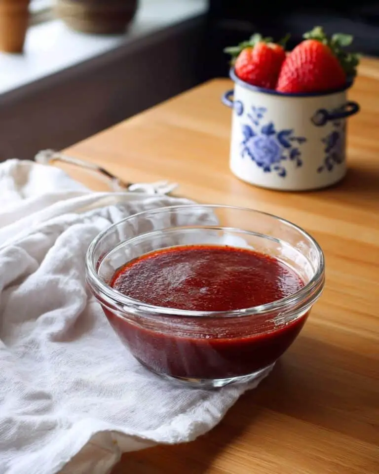 Homemade Strawberry Syrup Recipe