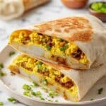 Vegan Breakfast Crunchwrap with Tofu, Hash Browns, and Jalapeño Sauce Recipe