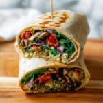 Vegan Mediterranean Hummus Wrap Recipe
