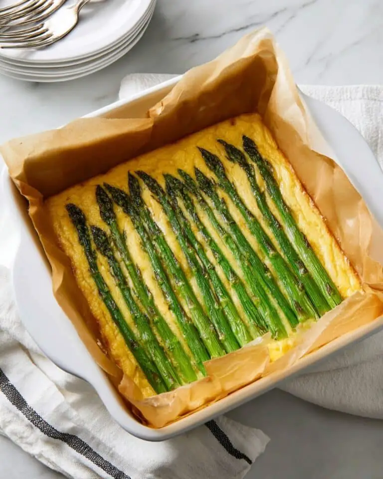 Baked Asparagus Frittata with Goat Cheese Recipe