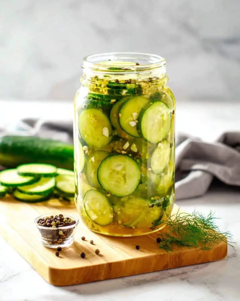 Easy No Cook Refrigerator Pickles Recipe