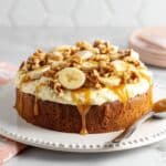 Vegan Oat Flour Banana Cake with Coconut and Maple Recipe