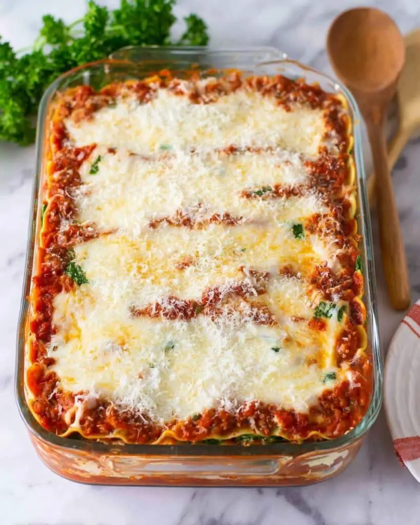 Easy Spinach and Ricotta Lasagna Recipe