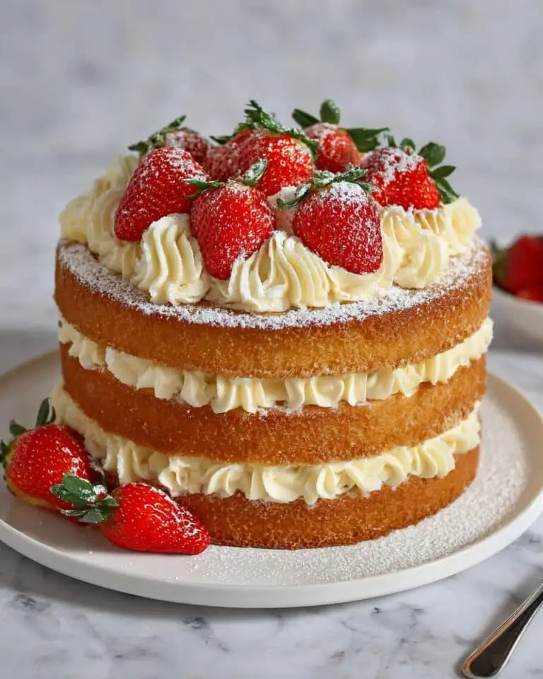 Victoria Sponge Celebration Cake Recipe