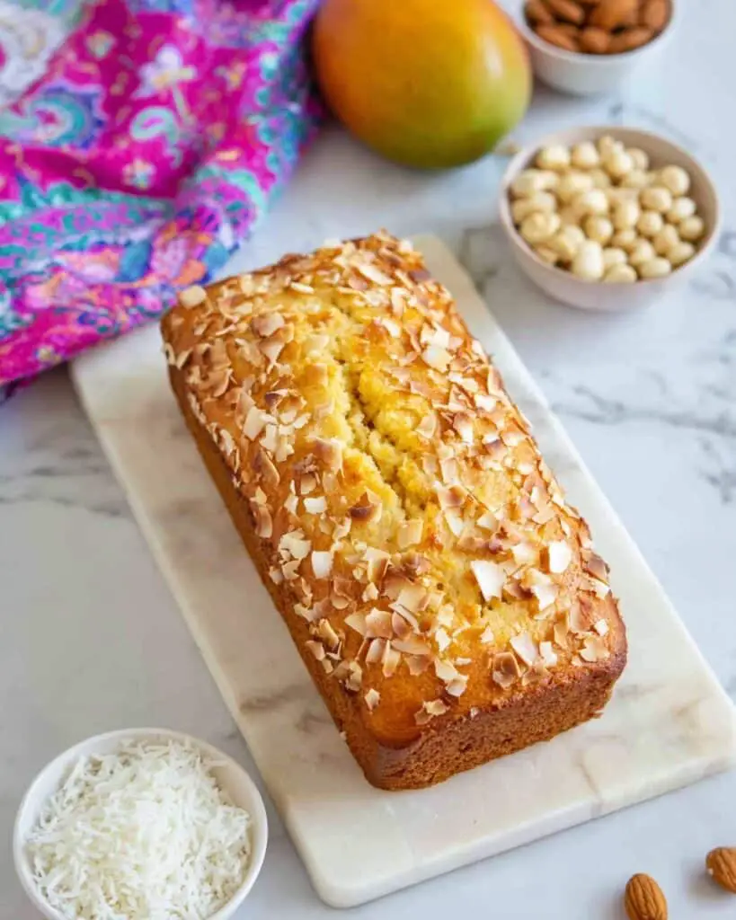 Mango Bread Recipe with Macadamia Nuts and Coconut Recipe
