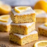 Lemon Poppyseed Bars Recipe