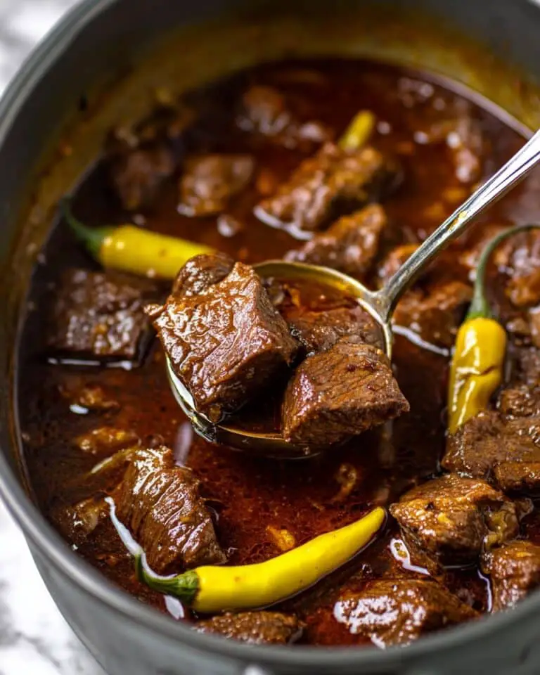 Slow Cooker Mississippi Steak Bites Recipe