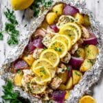 Baked Italian Lemon Chicken Foil Packet Recipe
