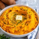 Savory Mashed Sweet Potatoes Recipe