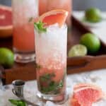 Champagne Grapefruit Mojito Recipe