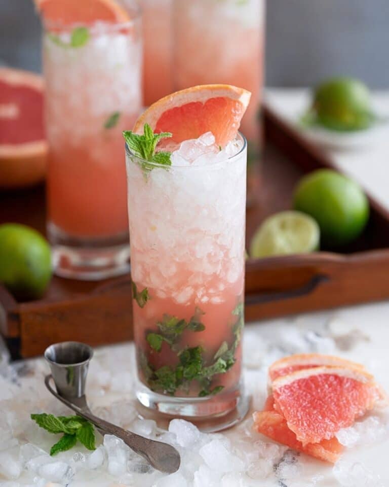 Champagne Grapefruit Mojito Recipe