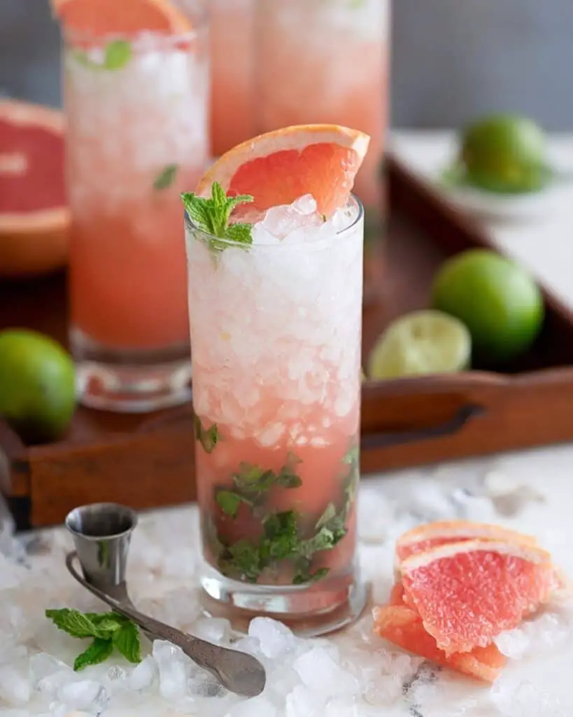 Champagne Grapefruit Mojito Recipe