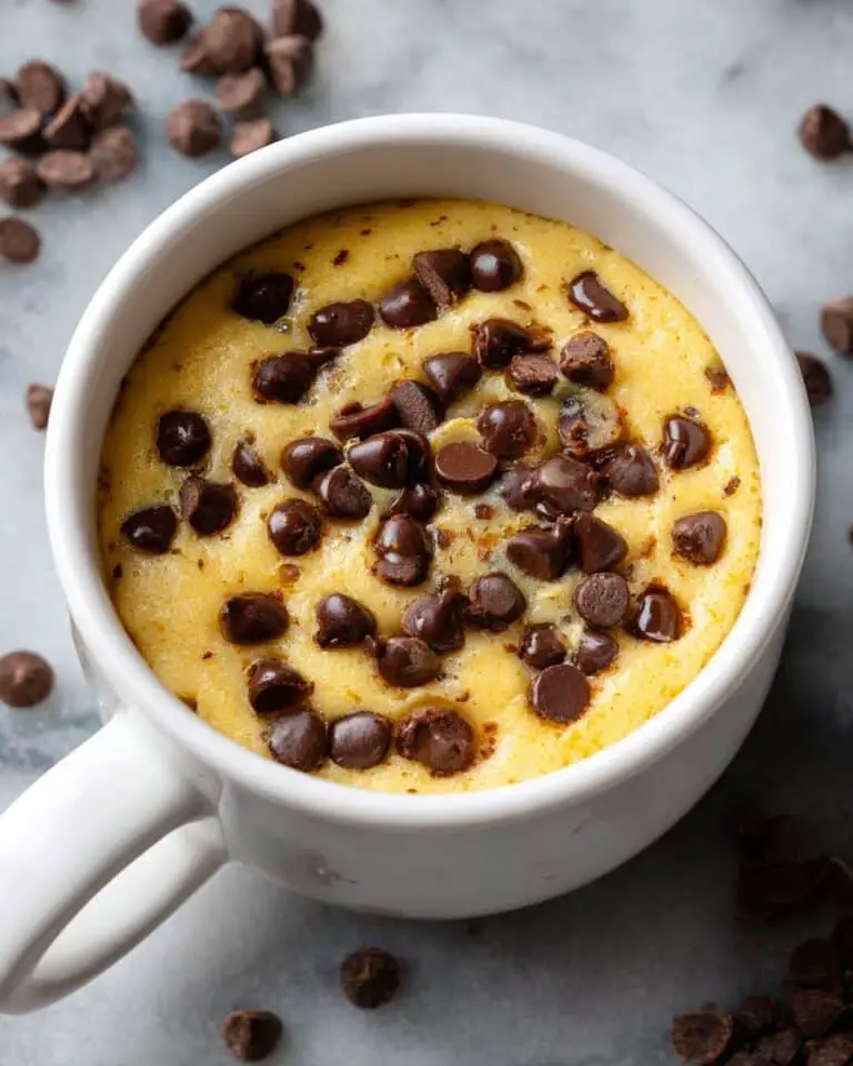 Chocolate Chip Cookie in a Mug Recipe