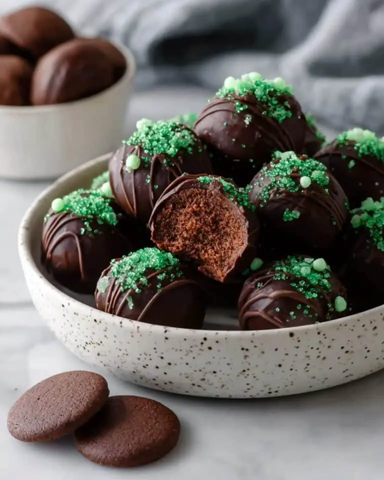 Dark Chocolate Cookie Truffles Recipe