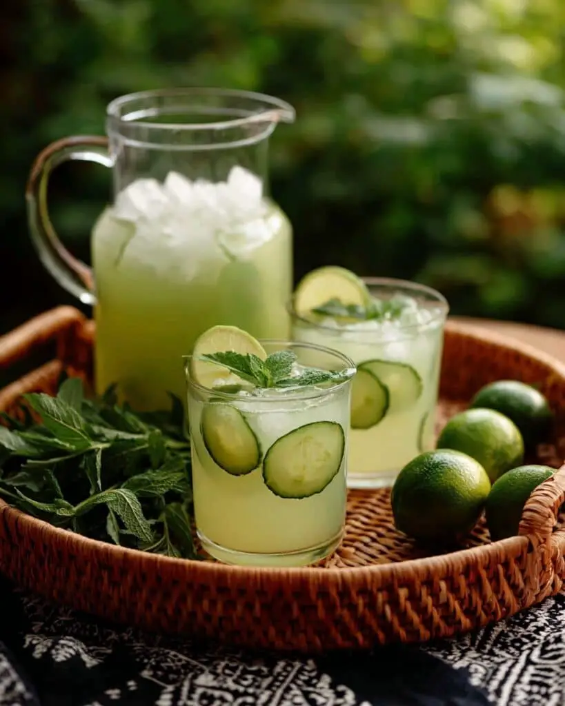 Agua Fresca de Pepino (Cucumber Lime Cooler) Recipe