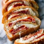 Italian Pepperoni and Capicola Stromboli Recipe