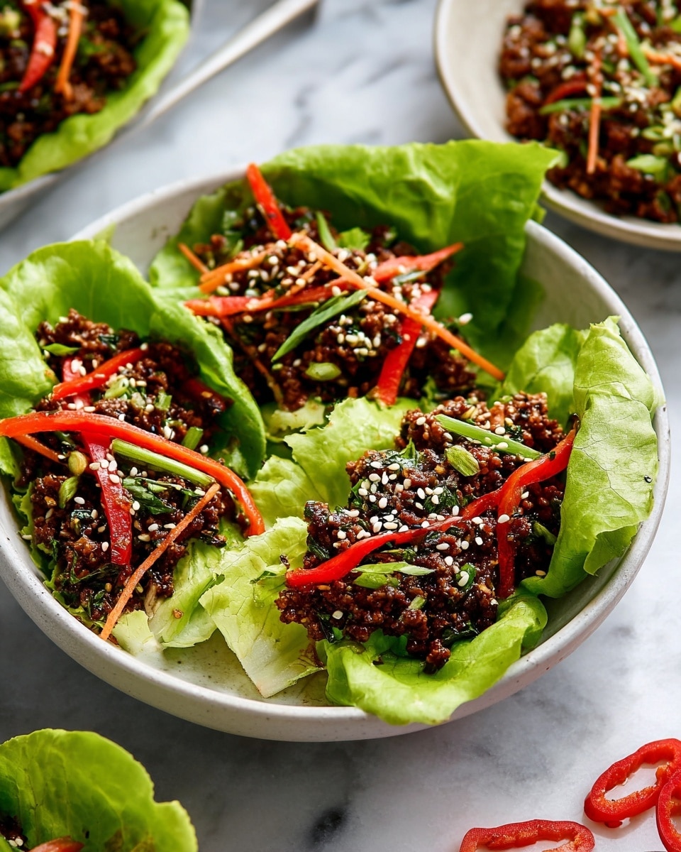 Bulgogi Beef Lettuce Wraps Recipe